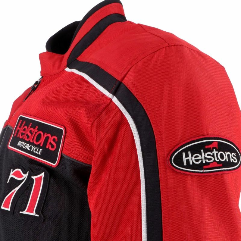 helstons｜フォーミュラー スポーツ エアー ジャケット｜メッシュ｜レッド×レッド×ブラック