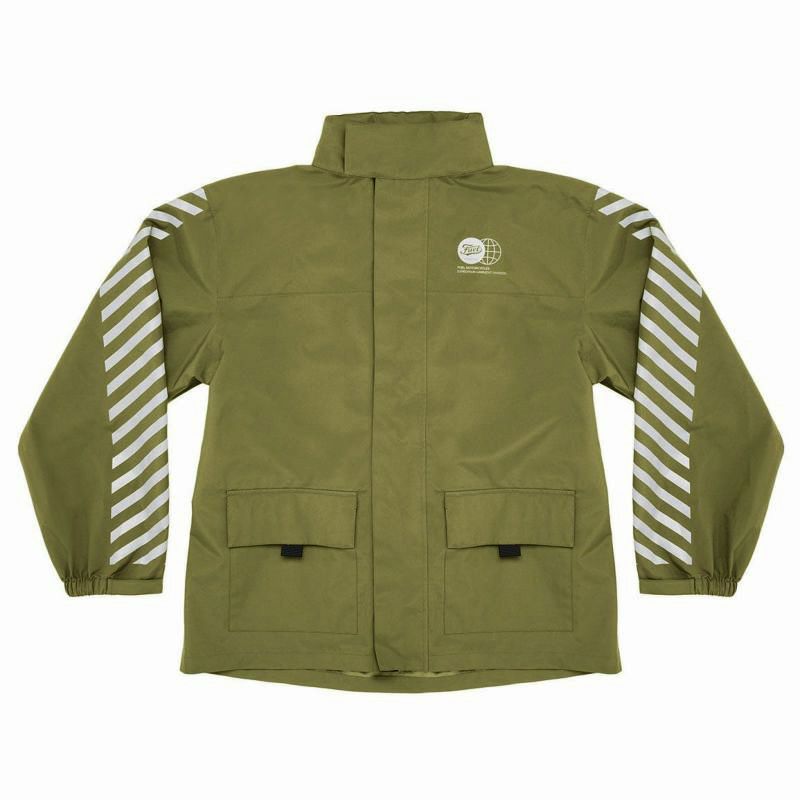 Fuel Motorcycles｜レイナースーツ｜レインウェア｜カーキ