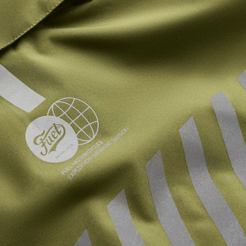 Fuel Motorcycles｜レイナースーツ｜レインウェア｜カーキ