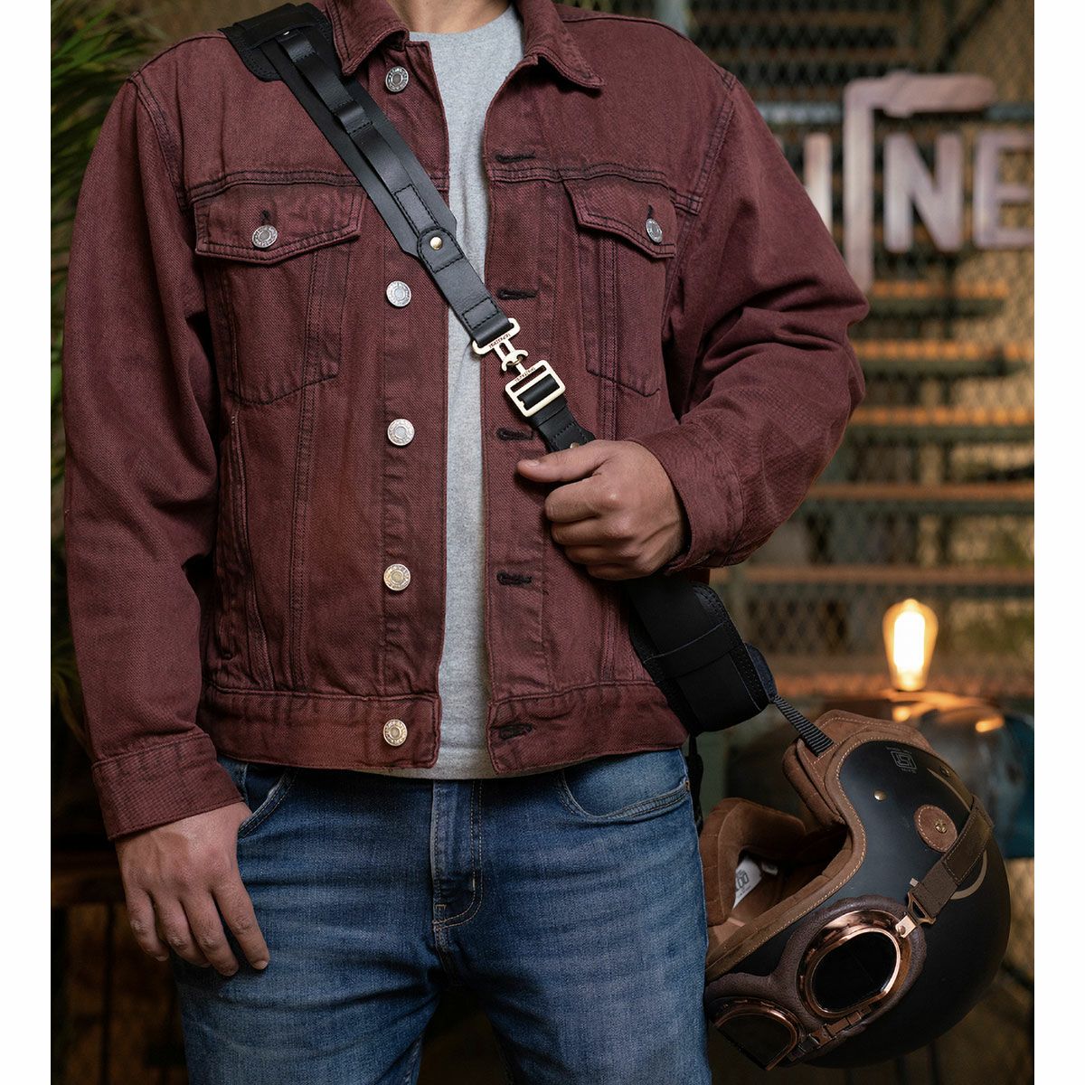 Trip Machine｜ヘルメット ハーネス｜その他雑貨｜ブラック｜モデル着用