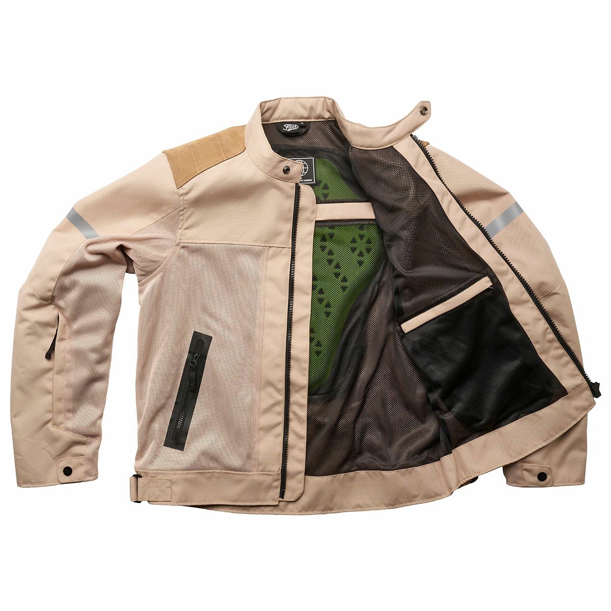 Fuel Motorcycles｜フェニックス メッシュ ジャケット サンド｜メッシュ｜サンド