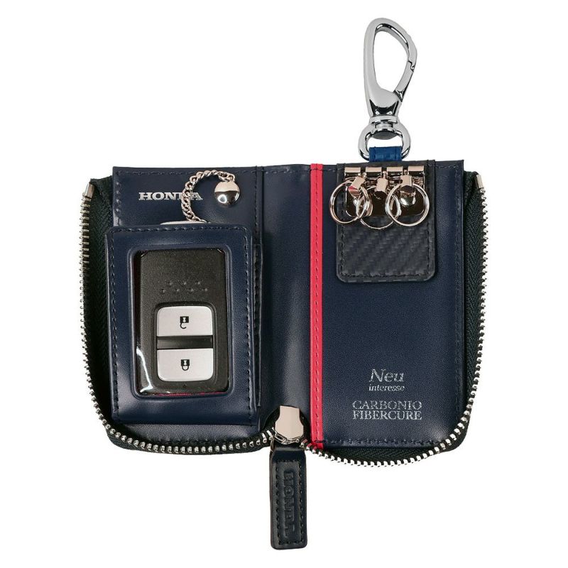 neuinteresse｜ノイインテレッセ×HRC キーケース｜その他雑貨｜ネイビー×ネイビー