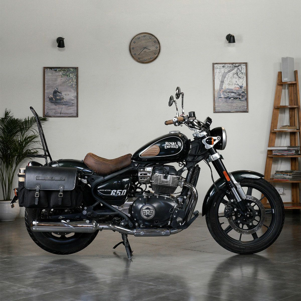 Trip Machine｜エクスペディション サドルバッグ （左右ペア）｜サイドバッグ｜ブラック｜使用イメージ