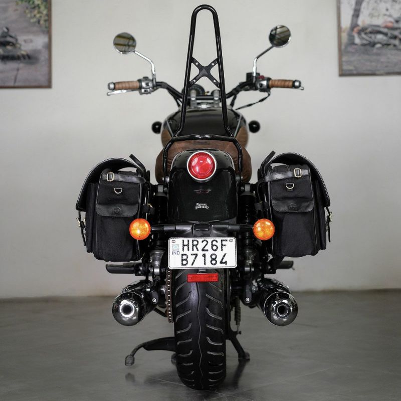 Trip Machine｜エクスペディション サドルバッグ （左右ペア）｜サイドバッグ｜ブラック｜使用イメージ