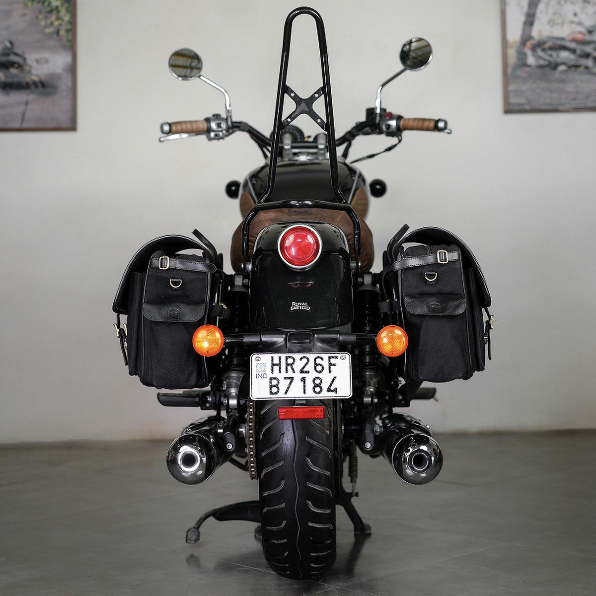 Trip Machine｜エクスペディション サドルバッグ （左右ペア）｜サイドバッグ｜ブラック｜使用イメージ