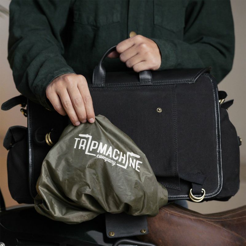Trip Machine｜エクスペディション サドルバッグ （左右ペア）｜サイドバッグ｜ブラック｜使用イメージ