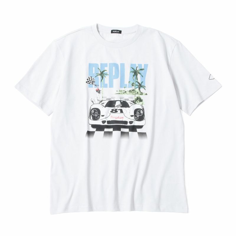 Replay｜レーシングカー プリント Ｔシャツ｜