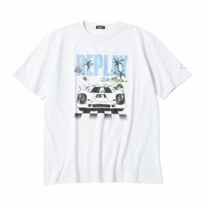 Replay｜レーシングカー プリント Ｔシャツ｜