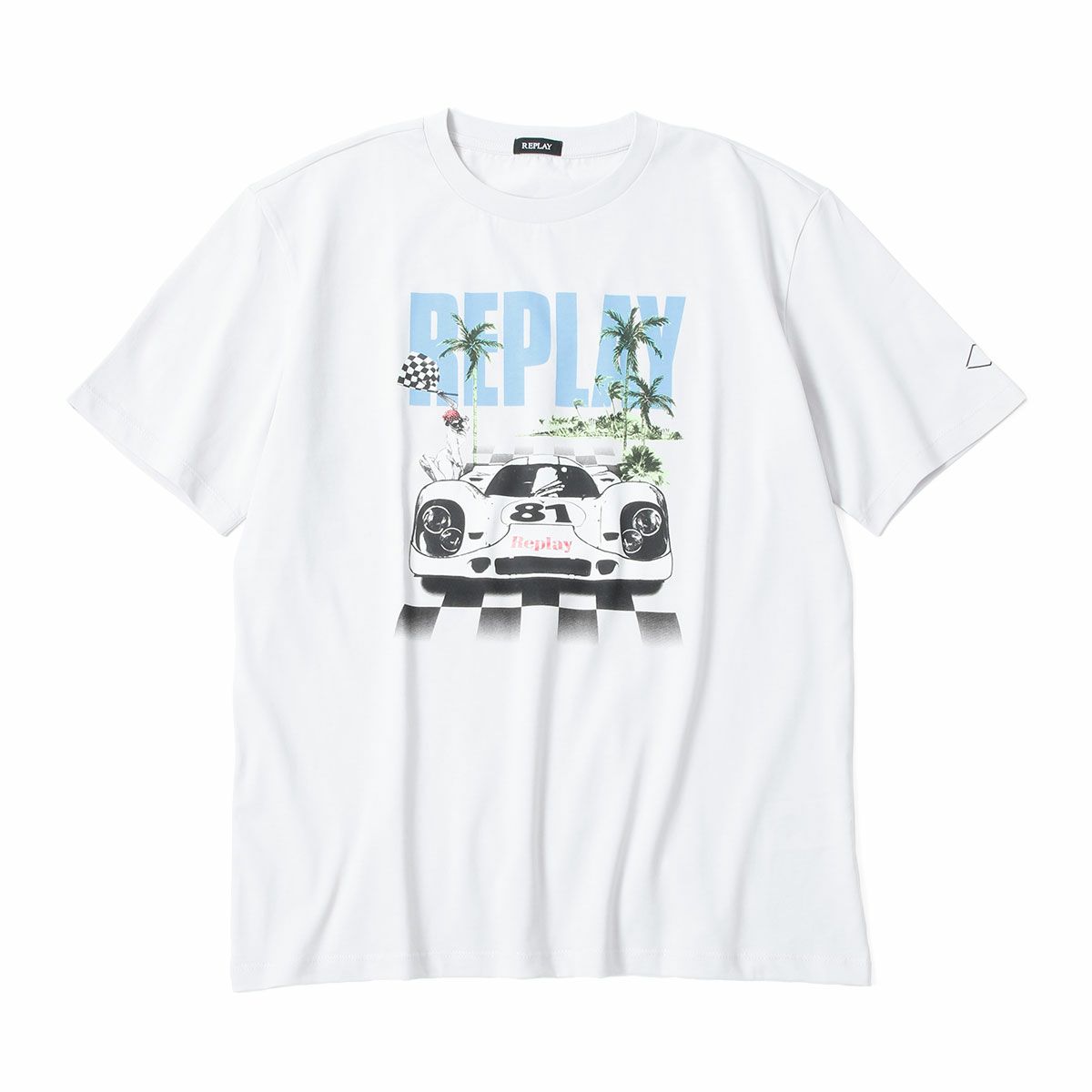 Replay｜レーシングカー プリント Ｔシャツ｜