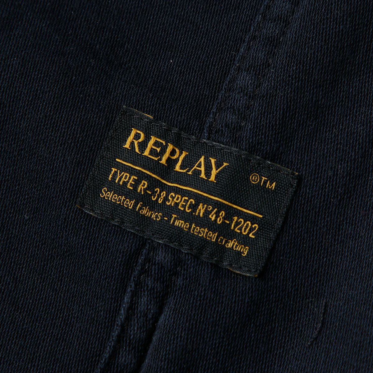 Replay｜プリント＆パッチ オーバーシャツ｜チャコール