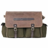 Trip Machine｜エクスペディション サドルバッグ｜サイドバッグ｜グリーン×タン