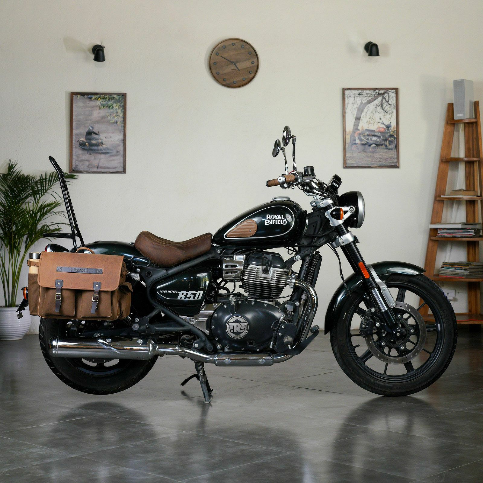 Trip Machine｜エクスペディション サドルバッグ｜サイドバッグ｜ブラウン×タバコ