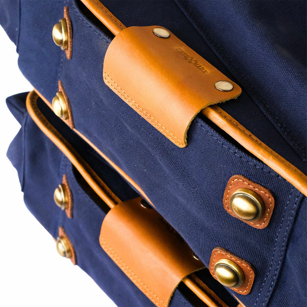 Trip Machine｜エクスペディション サドルバッグ｜サイドバッグ｜ブルー×タン｜使用イメージ