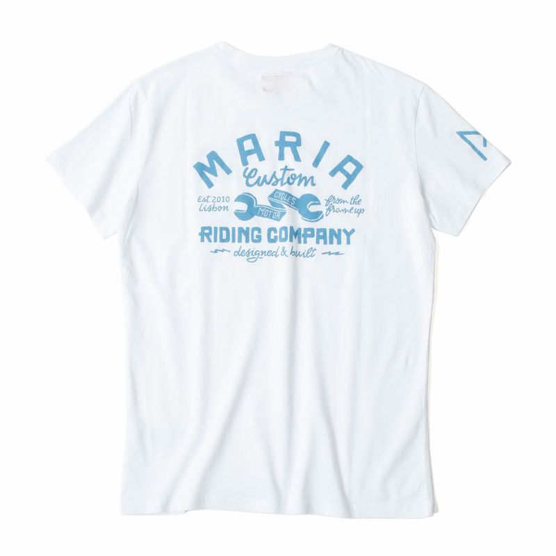 Maria Riding Company｜レンチ Tシャツ｜ホワイト