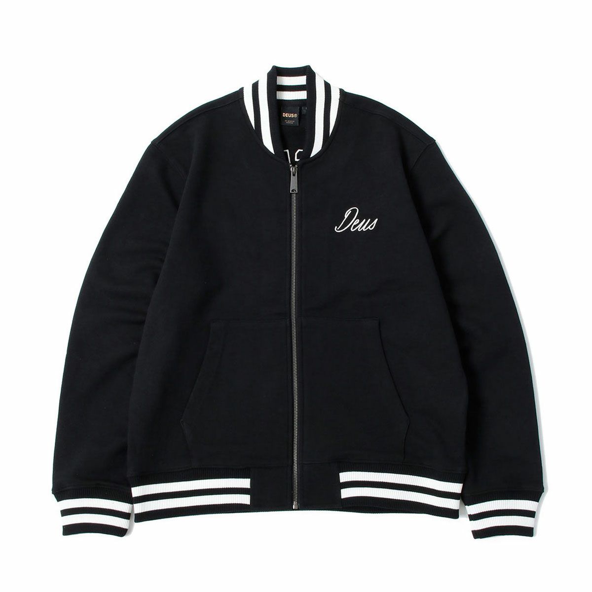 Deus Ex Machina｜パトロン フリース ボンバー ジャケット｜ファブリック｜ブラック