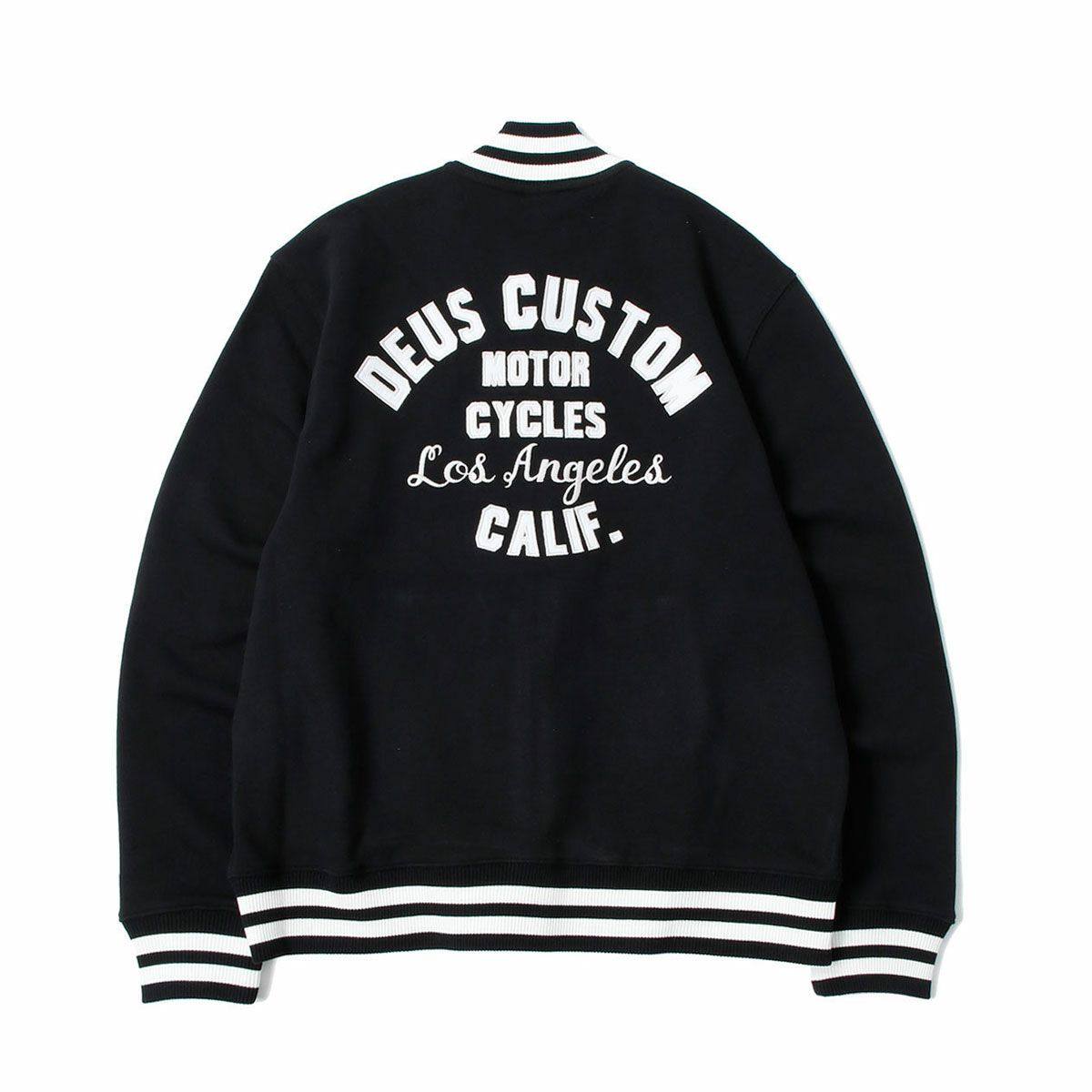 Deus Ex Machina｜パトロン フリース ボンバー ジャケット｜ファブリック｜ブラック