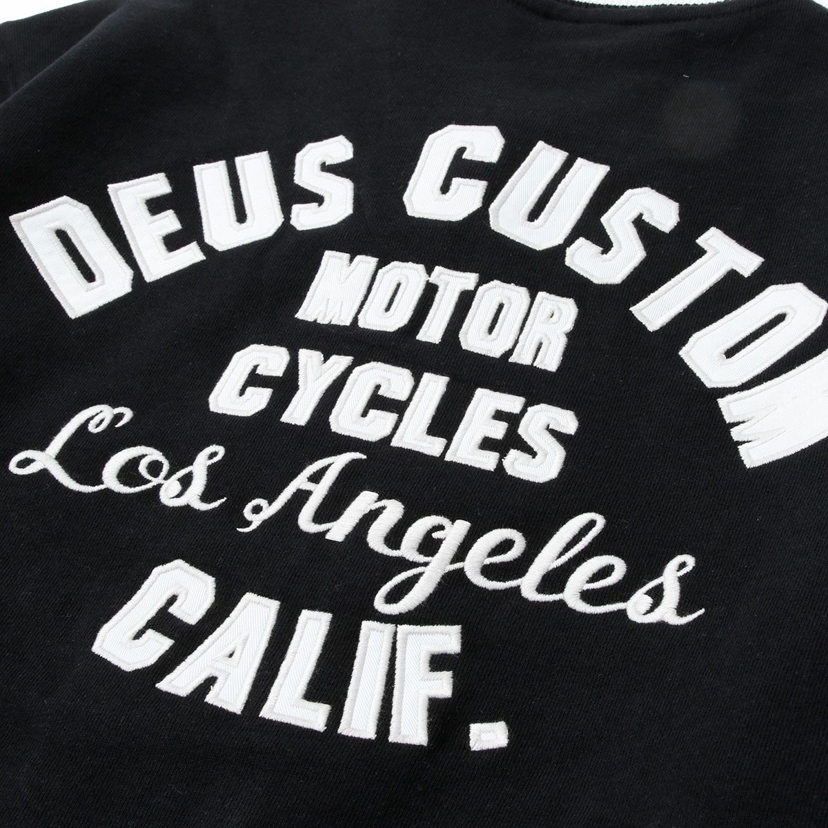 Deus Ex Machina｜パトロン フリース ボンバー ジャケット｜ファブリック｜ブラック