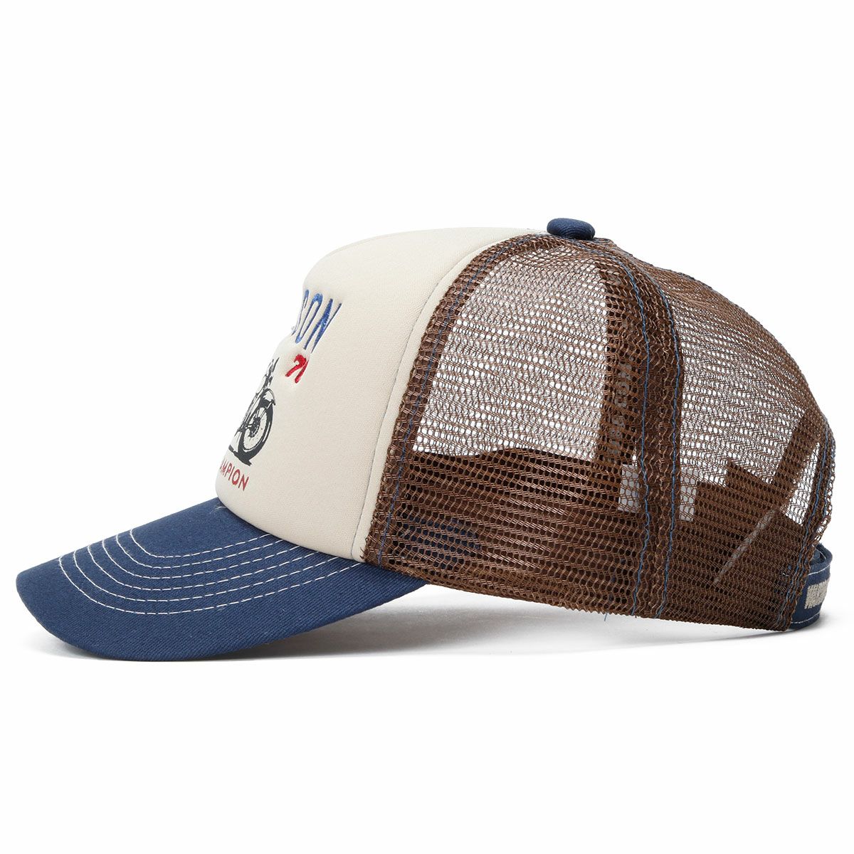 Warson Motors｜モーターサイクル 76 キャップ｜帽子｜ホワイト×ブルー