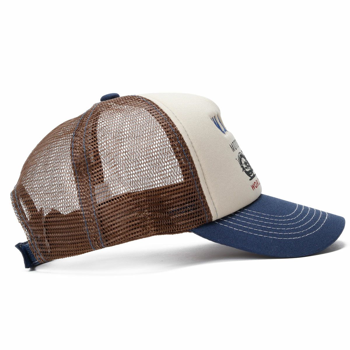 Warson Motors｜モーターサイクル 76 キャップ｜帽子｜ホワイト×ブルー