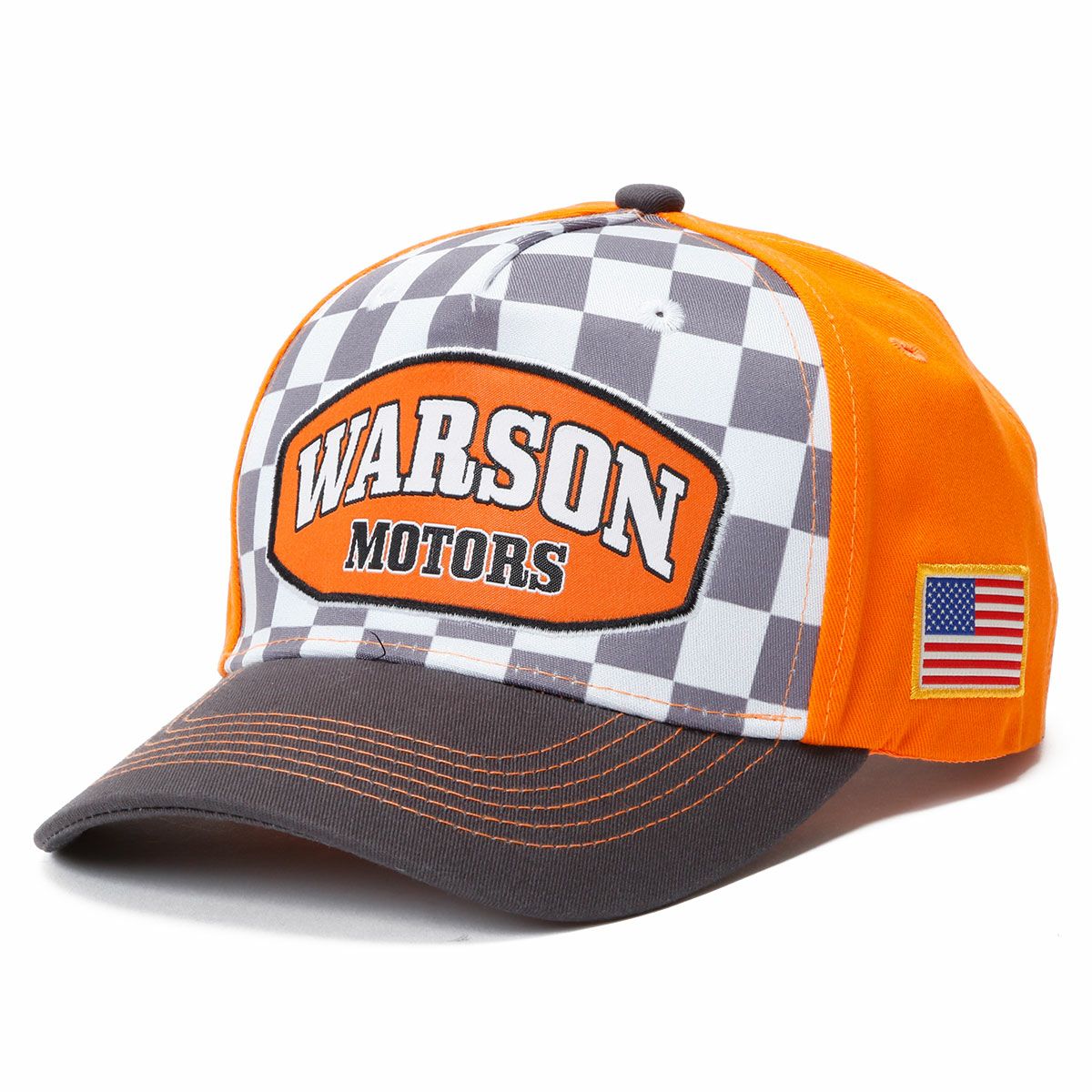Warson Motors｜チェッカーボード キャップ｜帽子