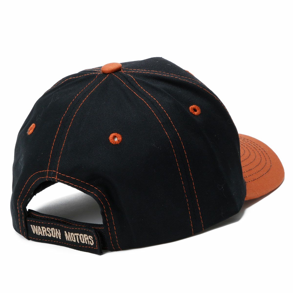 Warson Motors｜ベーシック キャップ｜帽子｜ブラック×ブラウン