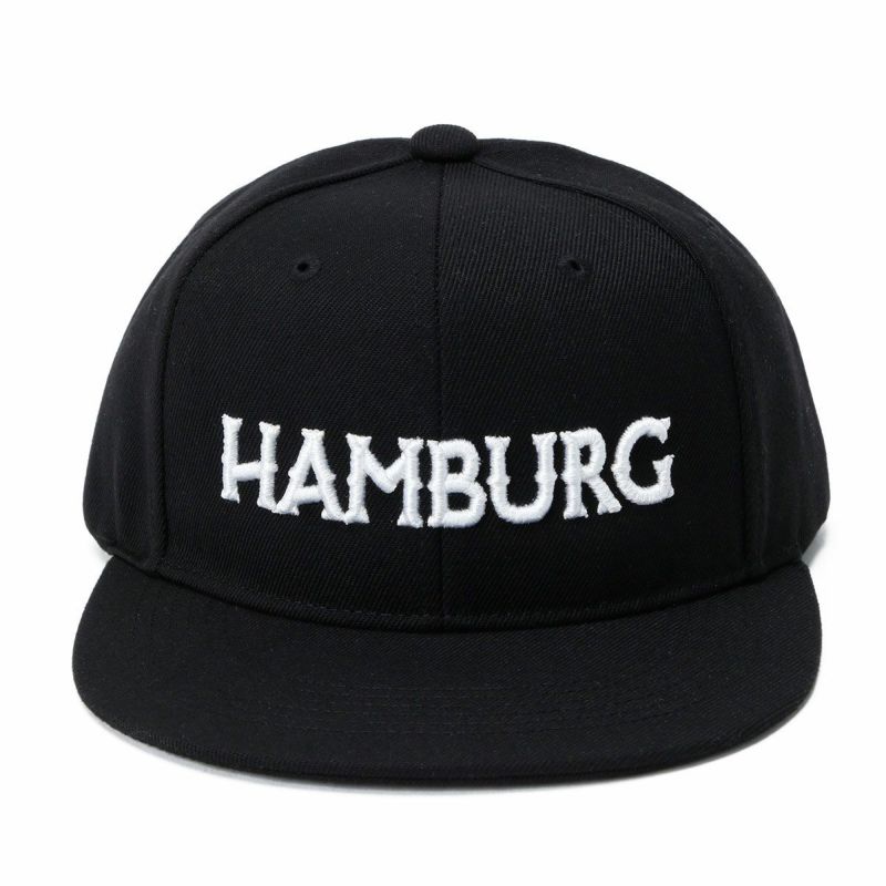 ハンバーグ師匠 x DEVILOCK｜HAMBURG CAP｜帽子｜ブラック×ホワイト