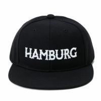 ハンバーグ師匠 x DEVILOCK｜HAMBURG CAP｜帽子｜ブラック×ホワイト