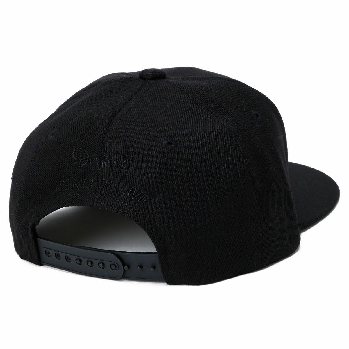 ハンバーグ師匠 x DEVILOCK｜HAMBURG CAP｜帽子｜ブラック×ブラック