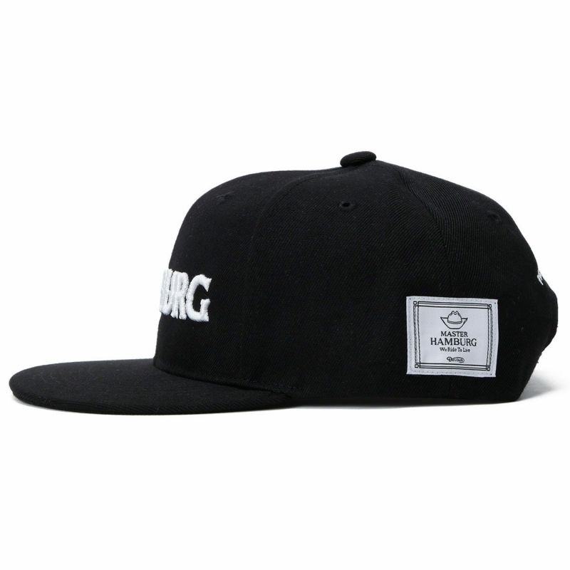 ハンバーグ師匠 x DEVILOCK｜HAMBURG CAP｜帽子｜ブラック×ホワイト