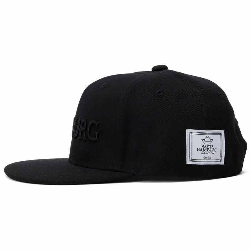 ハンバーグ師匠 x DEVILOCK｜HAMBURG CAP｜帽子｜ブラック×ブラック