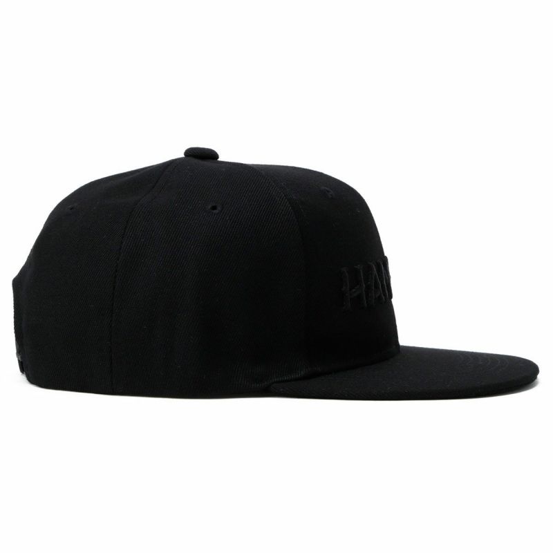 ハンバーグ師匠 x DEVILOCK｜HAMBURG CAP｜帽子｜ブラック×ブラック