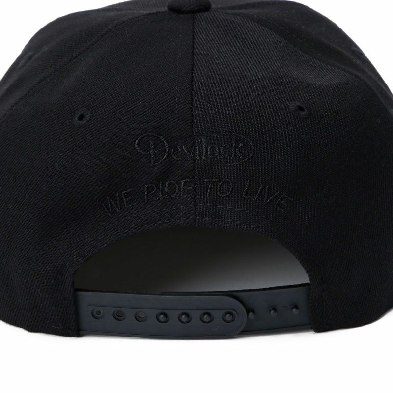 ハンバーグ師匠 x DEVILOCK｜HAMBURG CAP｜帽子｜ブラック×ブラック