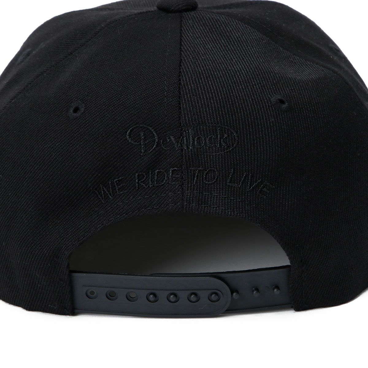 ハンバーグ師匠 x DEVILOCK｜HAMBURG CAP｜帽子｜ブラック×ブラック