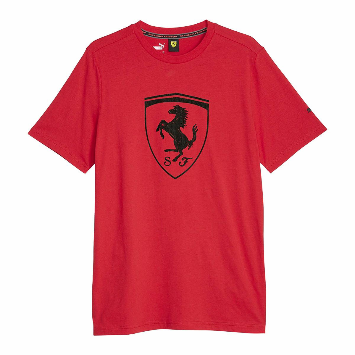 Ferrari｜フェラーリ RACE TONAL ビッグ シールド Tシャツ｜レッド