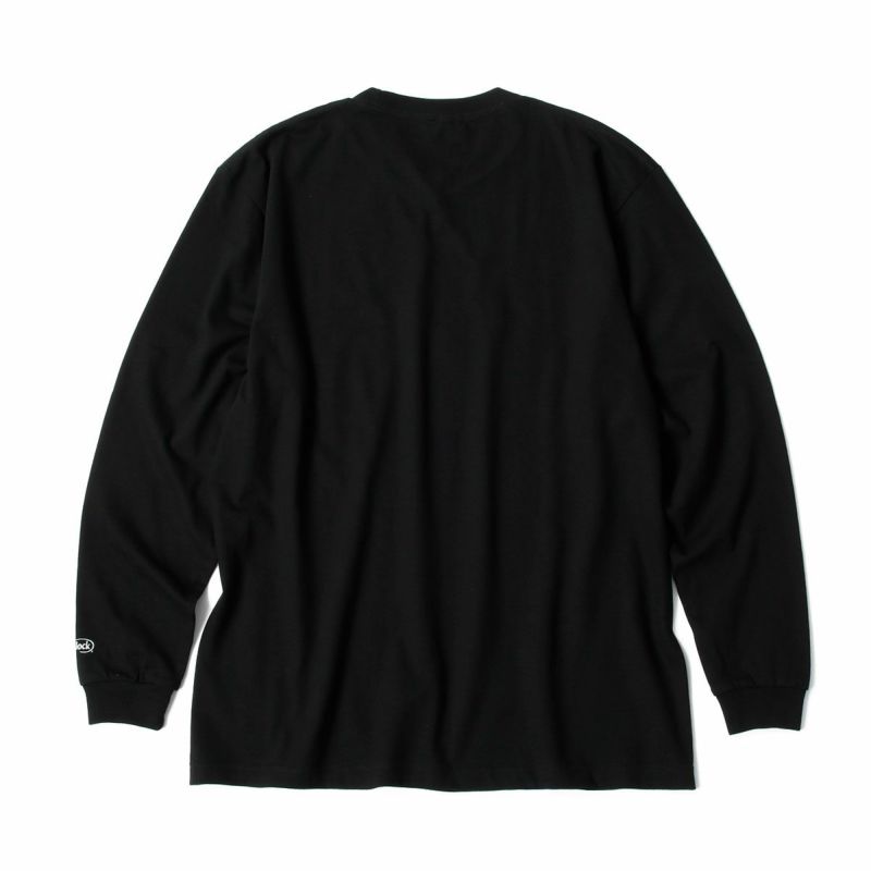 ハンバーグ師匠 x DEVILOCK｜HAMBURG L/S TEE｜ロングスリーブ｜ブラック