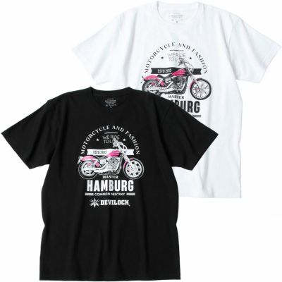 ハンバーグ師匠 x DEVILOCK｜BIKE TEE｜Tシャツ