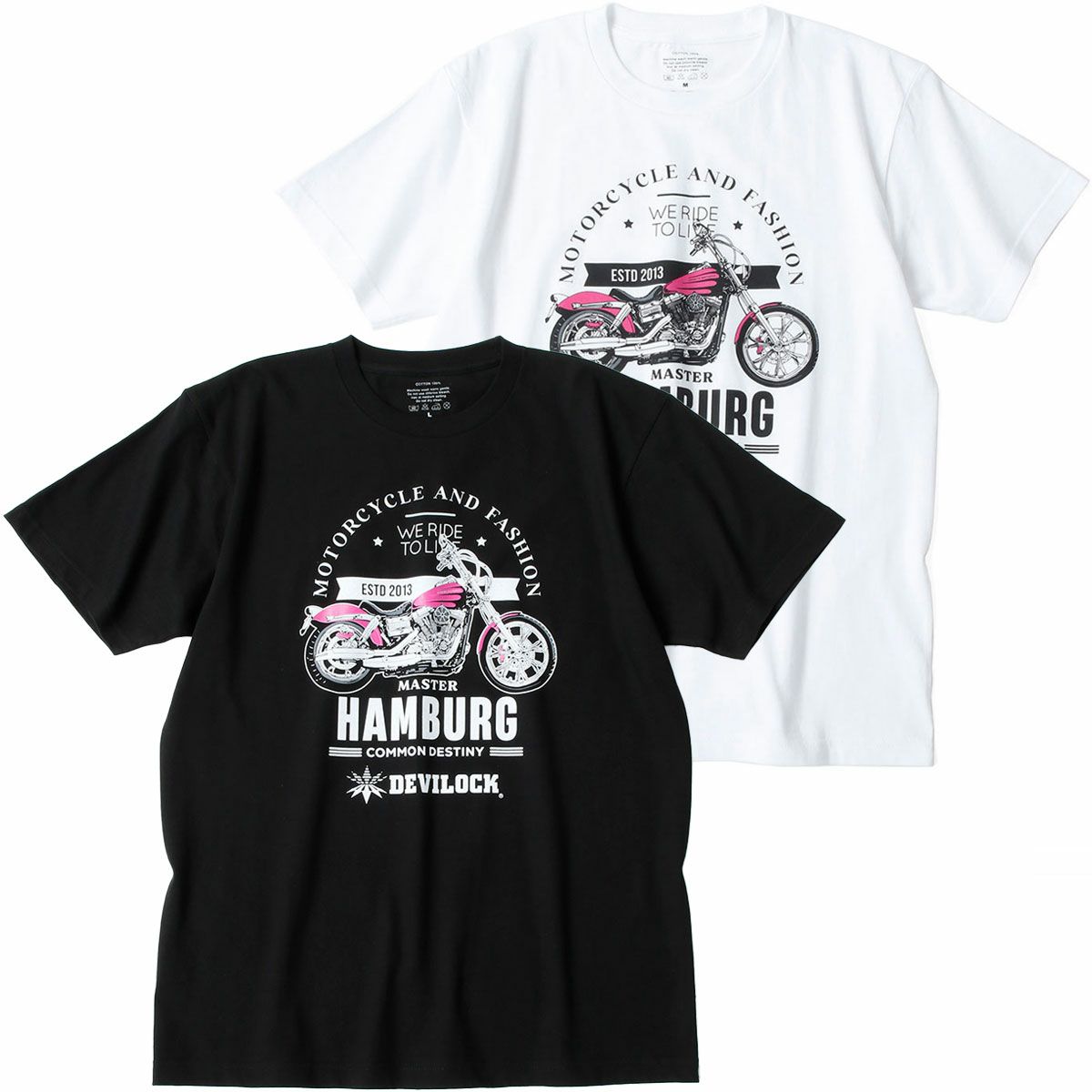 ハンバーグ師匠 x DEVILOCK｜BIKE TEE｜Tシャツ