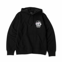 ハンバーグ師匠 x DEVILOCK｜BIKE HOODIE｜フーディ｜ブラック