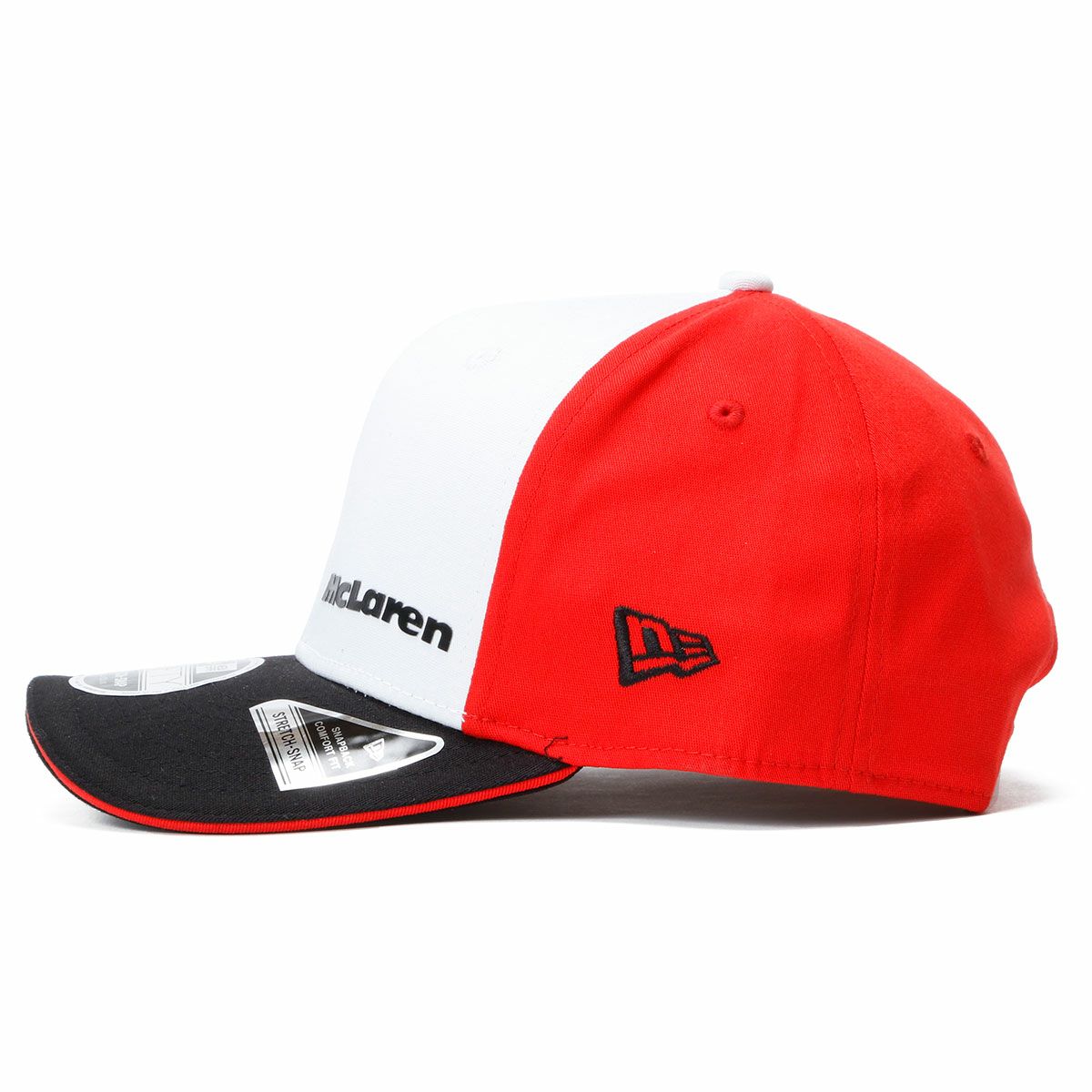 McLaren F1｜マクラーレン F1 チーム NewEra 9FIFTY MONACO ベースボール キャップ｜帽子｜ホワイト×レッド
