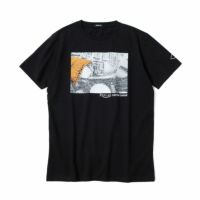 Replay｜カスタムガレージ パネル プリント Ｔシャツ｜ブラック