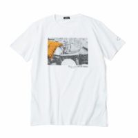 Replay｜カスタムガレージ パネル プリント Ｔシャツ｜ホワイト