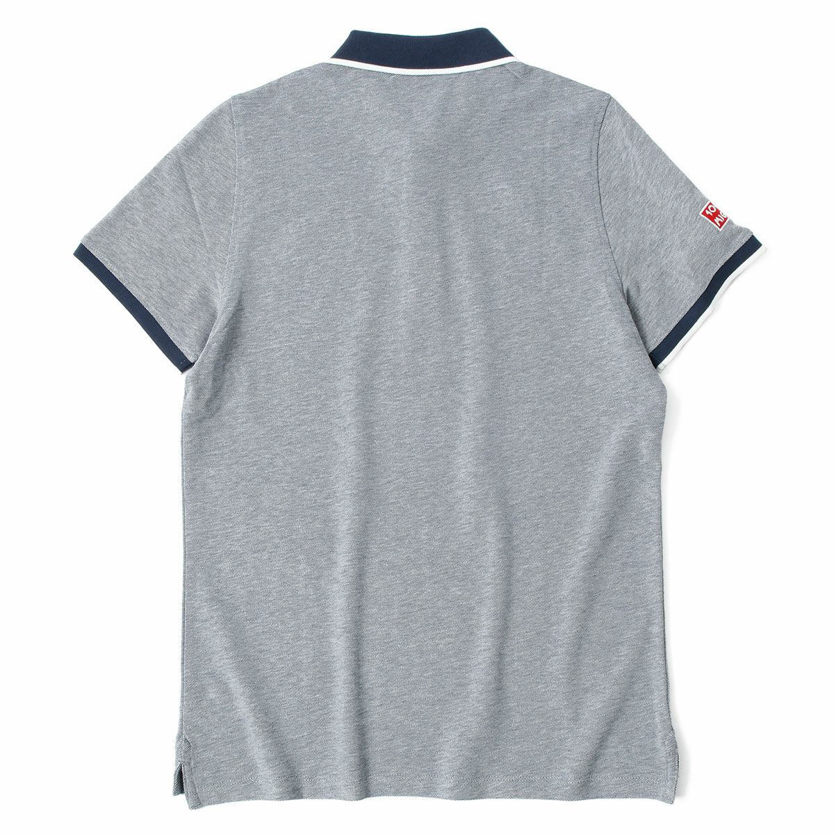 Mille Miglia｜ミッレミリア ツートン ポロ｜ポロシャツ｜メランジ×ブルー