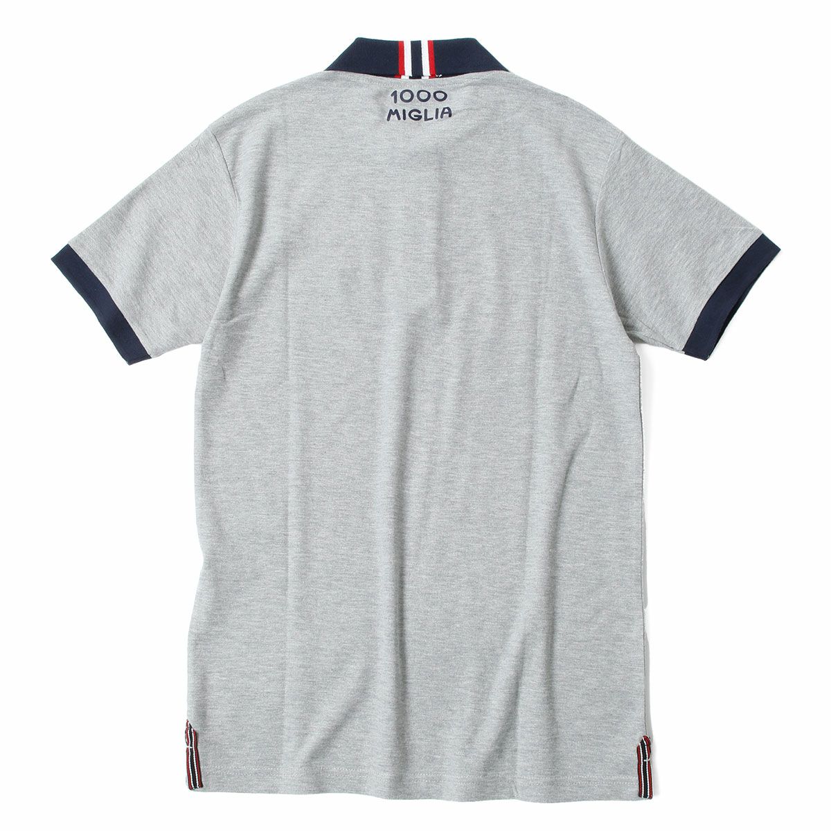 Mille Miglia｜ミッレミリア EMIRATES ポロ｜ポロシャツ｜メランジ×ブルー