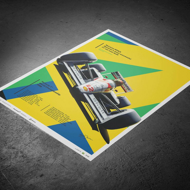 AYRTON SENNA SAN MARINO GP 1988 ”4” 35th エディション