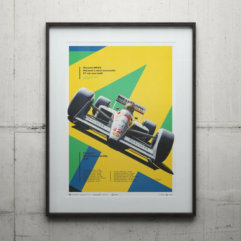 AYRTON SENNA SAN MARINO GP 1988 ”4” 35th エディション