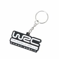 WRC｜WRC シリコン ロゴ キーリング｜キーホルダー｜ブラック