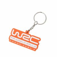 WRC｜WRC シリコン ロゴ キーリング｜キーホルダー｜オレンジ