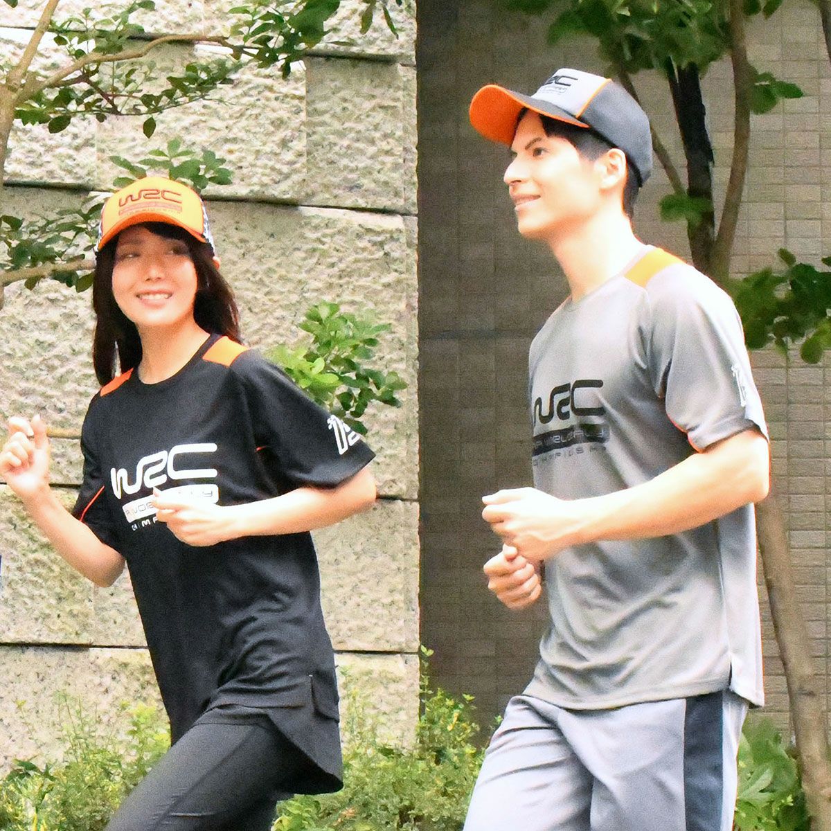 WRC｜WRC 13 ポリエステル Tシャツ｜モデル着用