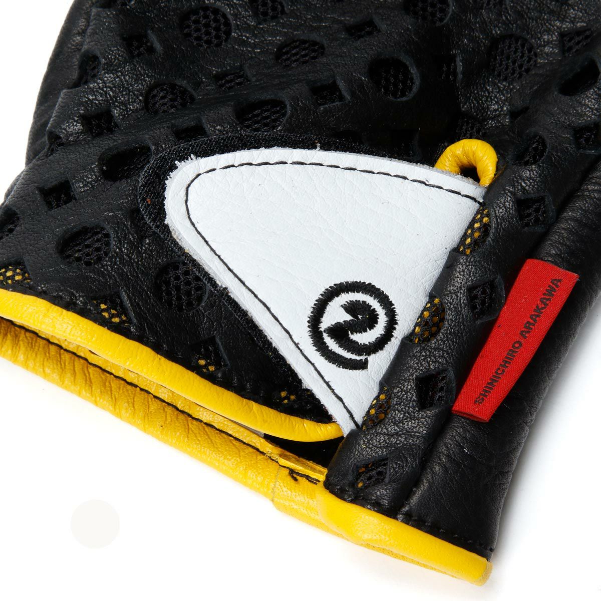 SHINICHIRO ARAKAWA｜グローブ D+MM｜ロング｜ブラック×ブラック×イエロー