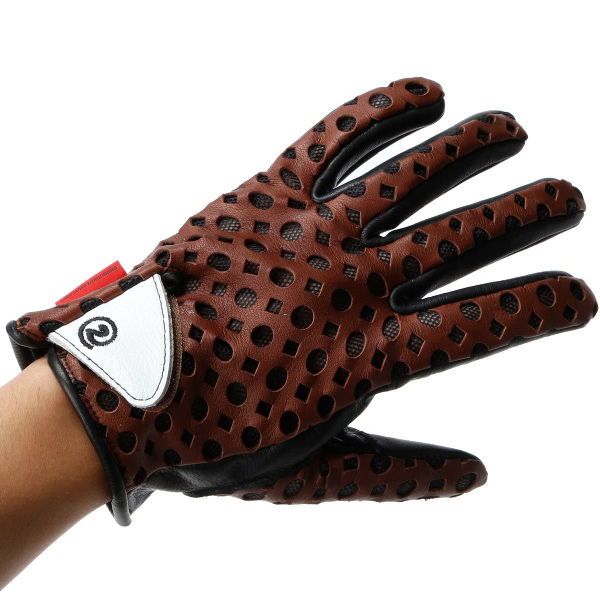 SHINICHIRO ARAKAWA｜グローブ D+MM｜ロング｜ブラック×ブラウン｜モデル着用